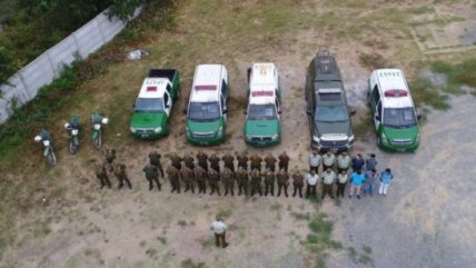   El trabajo de Carabineros en búsqueda de menor sustraída en Licantén 