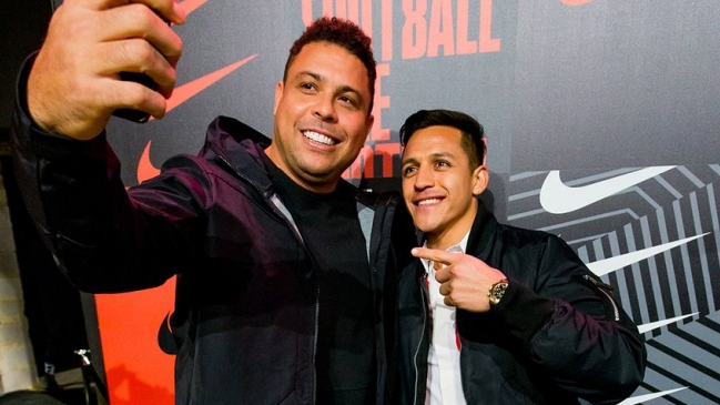 Alexis Sánchez: Ronaldo fue el mejor jugador del mundo y de la historia Alexis Sánchez: Ronaldo fue el mejor jugador del mundo y de la historia