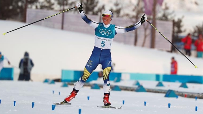 La sueca Charlotte Kalla ganó el primer oro de los Juegos Olímpicos de Invierno de PyeongChang La sueca Charlotte Kalla ganó el primer oro de los Juegos Olímpicos de Invierno de PyeongChang
