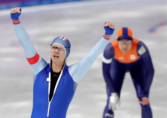 Noruego Havard Lorentzen ganó oro por una centésima de segundo Noruego Havard Lorentzen ganó oro por una centésima de segundo