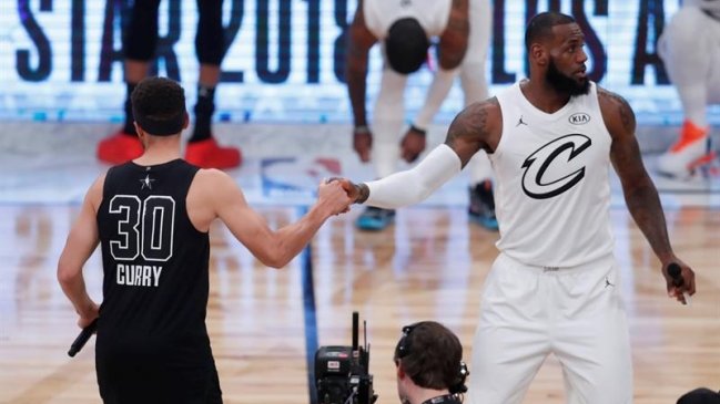 El equipo de LeBron se impuso al Team Curry en el All Stars de la NBA