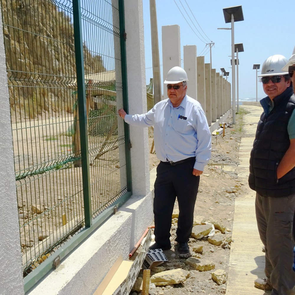 Construcción de parque fluvial de Constitución entró en su fase final Construcción de parque fluvial de Constitución entró en su fase final