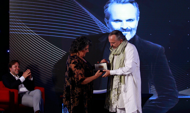Miguel Bosé se convirtió en Visita Ilustre de Viña del Mar por su trayectoria Miguel Bosé se convirtió en Visita Ilustre de Viña del Mar por su trayectoria