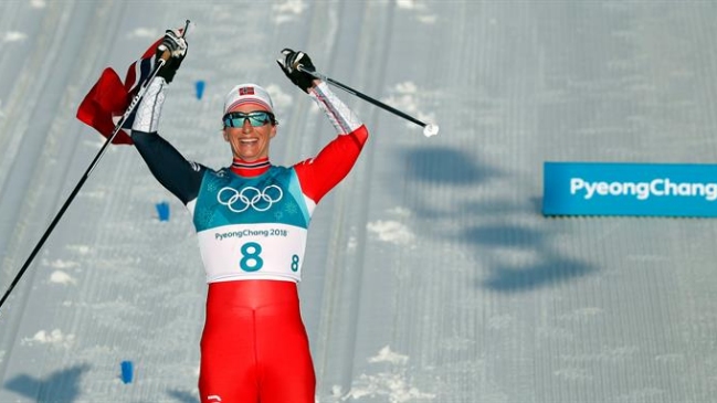 La noruega Marit Bjoergen mejoró su récord al ganar el último oro de PyeongChang 2018 La noruega Marit Bjoergen mejoró su récord al ganar el último oro de PyeongChang 2018