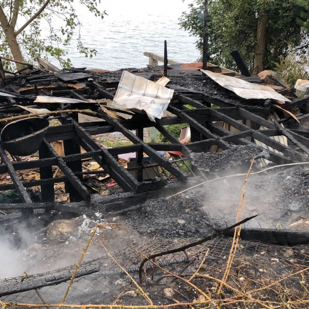 Incendio destruyó una casa en sector rural de Puerto Montt