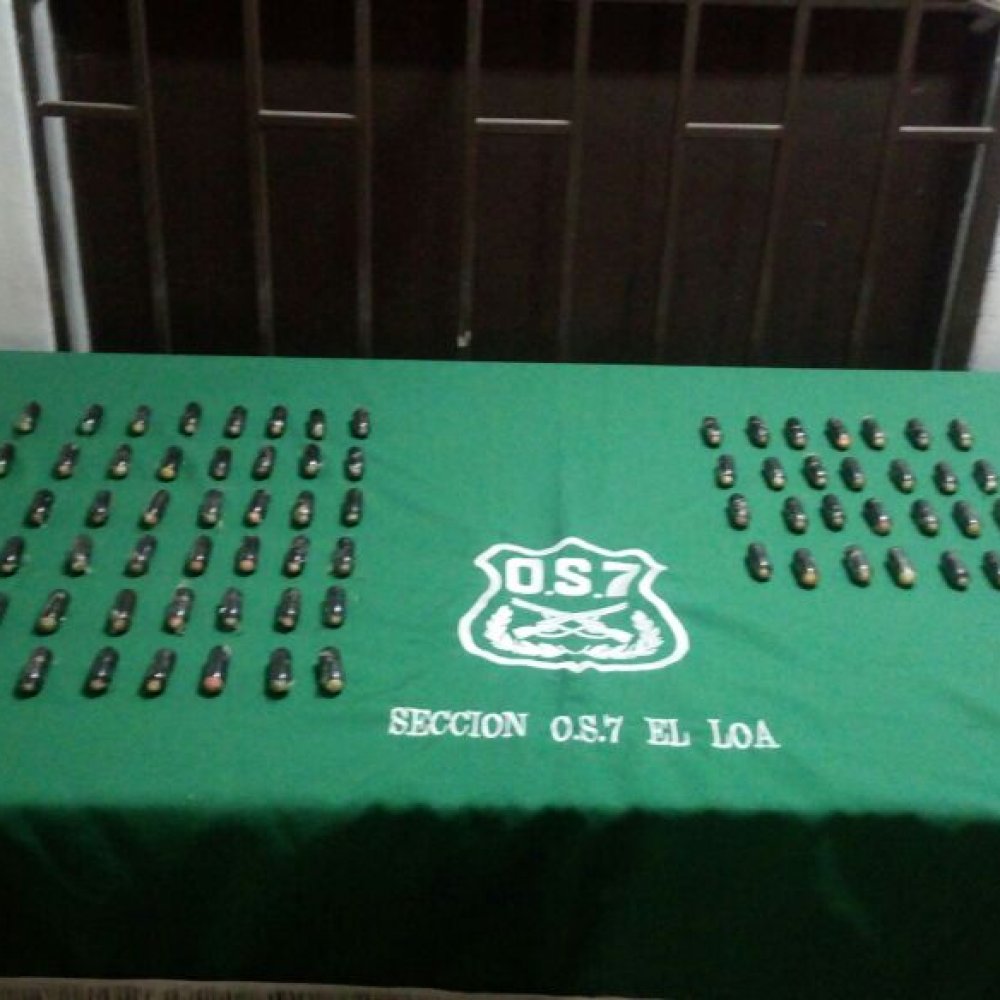 El Loa: OS-7 incautó más de cuatro kilos de cocaína y 87 ovoides en controles carreteros El Loa: OS-7 incautó más de cuatro kilos de cocaína y 87 ovoides en controles carreteros