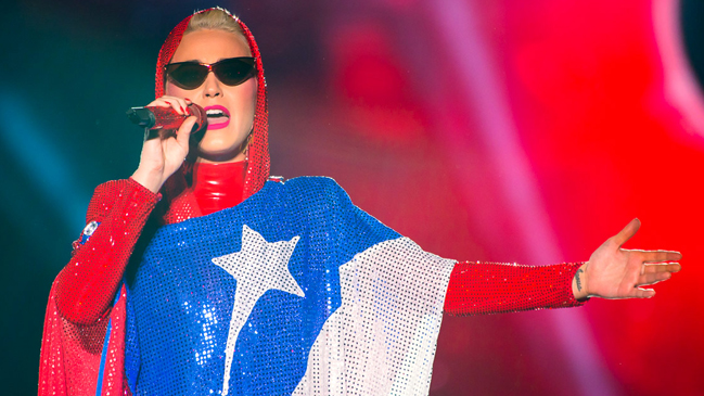 Katy Perry tuvo un candente y colorido retorno a Chile Katy Perry tuvo un candente y colorido retorno a Chile