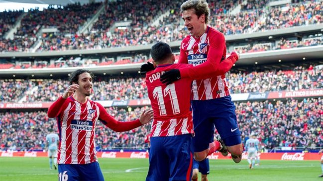 Atlético de Madrid acortó distancias con el líder tras golear a Celta de Pablo Hernández Atlético de Madrid acortó distancias con el líder tras golear a Celta de Pablo Hernández