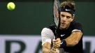 Juan Martín del Potro no tuvo problemas para avanzar en Indian Wells