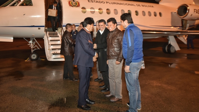 Morales arribó a La Haya para ultimar detalles de los alegatos por la demanda marítima