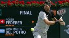 Del Potro reclamó el título de Indian Wells ante Federer