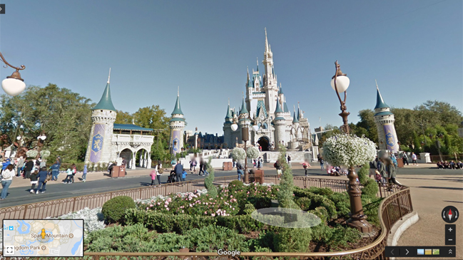 Google Maps libera recorridos virtuales por los parques de Disney Google Maps libera recorridos virtuales por los parques de Disney