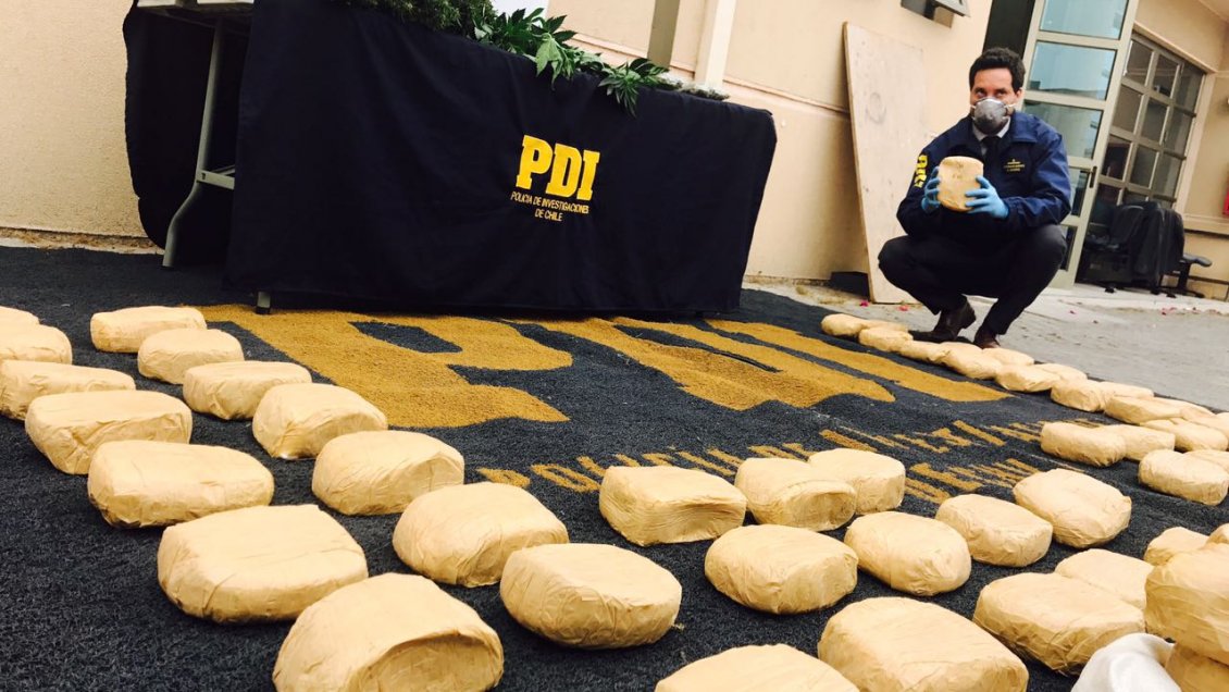 PDI de Coquimbo incauta más de 60 kilos de drogas en Antofagasta PDI de Coquimbo incauta más de 60 kilos de drogas en Antofagasta