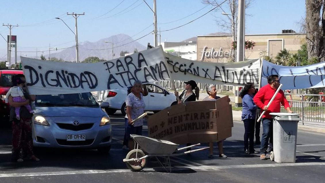Copiapó: Protestan por retraso en el inicio de obras en puente Talcahuano Copiapó: Protestan por retraso en el inicio de obras en puente Talcahuano