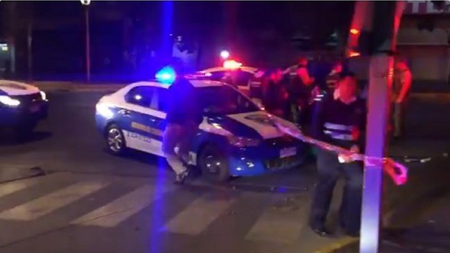 Persecución terminó con un peatón atropellado en Ñuñoa Persecución terminó con un peatón atropellado en Ñuñoa