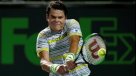 Milos Raonic sumó otro triunfo y pasó a cuartos de final en Miami