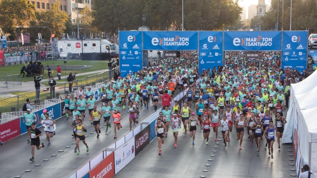 Entel Maratón de Santiago lanzó aplicación para seguir en tiempo real a los corredores Entel Maratón de Santiago lanzó aplicación para seguir en tiempo real a los corredores