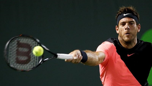 Juan Martín del Potro derribó a un luchador Milos Raonic para acceder a semifinales en Miami Juan Martín del Potro derribó a un luchador Milos Raonic para acceder a semifinales en Miami