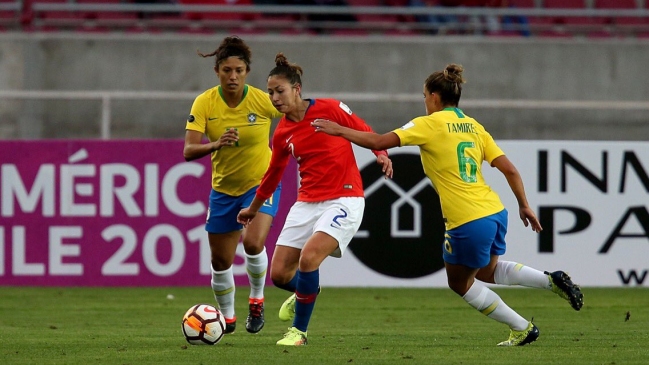 Chile no pudo con Brasil en el cuadrangular final de la Copa América Femenina Chile no pudo con Brasil en el cuadrangular final de la Copa América Femenina