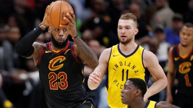Cleveland Cavaliers batalló ante Indiana Pacers para igualar la serie en los play-offs de la NBA Cleveland Cavaliers batalló ante Indiana Pacers para igualar la serie en los play-offs de la NBA