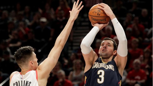 Pelicans quedaron a un triunfo de eliminar a los Trail Blazers Pelicans quedaron a un triunfo de eliminar a los Trail Blazers