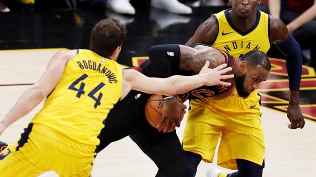 Indiana Pacers remontó y tomó ventaja en la serie ante Cleveland Cavaliers en la NBA Indiana Pacers remontó y tomó ventaja en la serie ante Cleveland Cavaliers en la NBA