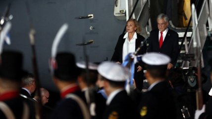   Presidente Piñera llegó a Argentina en su primera gira internacional 