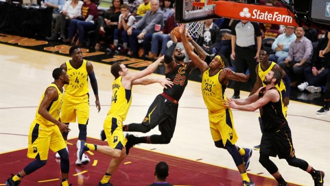 Cleveland Cavaliers venció a Indiana Pacers y clasificó a semifinales en la Conferencia Este Cleveland Cavaliers venció a Indiana Pacers y clasificó a semifinales en la Conferencia Este
