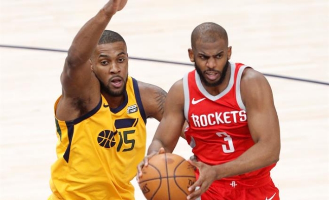 Houston Rockets doblegó a Utah Jazz y se instaló en la final de la Conferencia Oeste de la NBA Houston Rockets doblegó a Utah Jazz y se instaló en la final de la Conferencia Oeste de la NBA