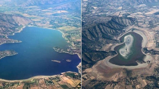 Laguna de Aculeo se secó y soluciones podrían tardar años Laguna de Aculeo se secó y soluciones podrían tardar años
