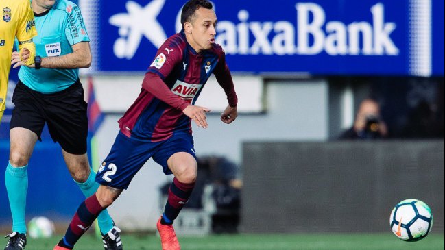 Fabián Orellana fue determinante en el triunfo de Eibar sobre Las Palmas en España Fabián Orellana fue determinante en el triunfo de Eibar sobre Las Palmas en España