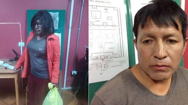 Reo intento fugarse en el Día de la Madre disfrazado de mujer Reo intento fugarse en el Día de la Madre disfrazado de mujer