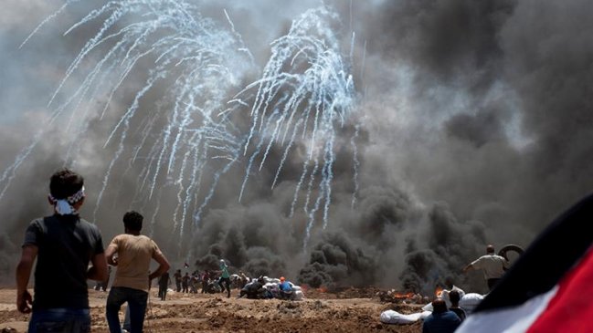 Decenas de palestinos muertos en protestas en Gaza