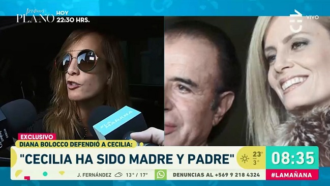 Diana Bolocco defendió a su hermana y criticó a Carlos Menem: Diana Bolocco defendió a su hermana y criticó a Carlos Menem: