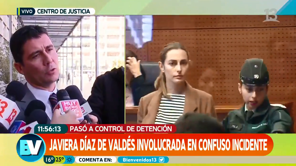 Javiera Díaz de Valdés fue formalizada por accidente de tránsito Javiera Díaz de Valdés fue formalizada por accidente de tránsito