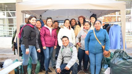   Mujeres Lideres de Atacama entregan ropa y desayuno a personas migrantes 