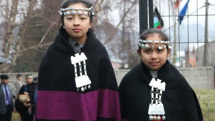 Escuela de Coyhaique inauguró espacio de educación tradicional mapuche