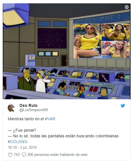 Colombia quedó eliminada en los octavos de final del Mundial tras perder en los penales con Inglaterra, y en las redes sociales, los futboleros se burlaron apelando al Colombia quedó eliminada en los octavos de final del Mundial tras perder en los penales con Inglaterra, y en las redes sociales, los futboleros se burlaron apelando al