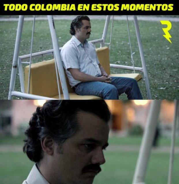 Colombia quedó eliminada en los octavos de final del Mundial tras perder en los penales con Inglaterra, y en las redes sociales, los futboleros se burlaron apelando al Colombia quedó eliminada en los octavos de final del Mundial tras perder en los penales con Inglaterra, y en las redes sociales, los futboleros se burlaron apelando al