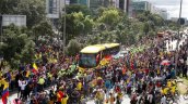 La monumental bienvenida que recibió la selección colombiana en Bogotá La monumental bienvenida que recibió la selección colombiana en Bogotá
