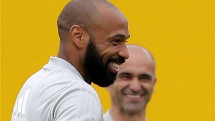 Bélgica se preparó para enfrentar a Francia con un sonriente Thierry Henry