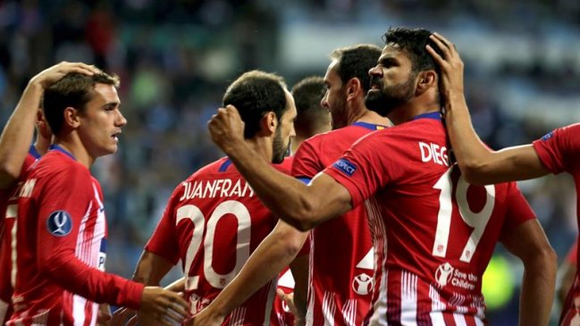  Atlético ganó la Supercopa de Europa tras golear a Real Madrid  