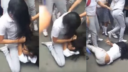 La brutal pelea entre escolares que se viralizó en Colombia