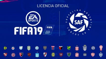  La Superliga de Argentina estará licenciada en el FIFA 19  