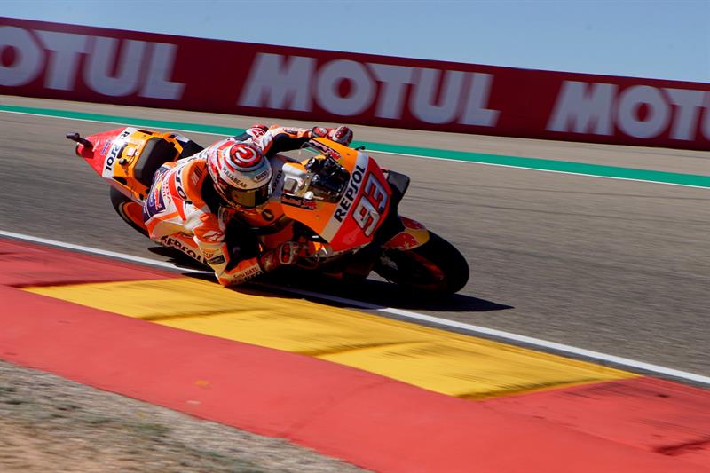 Marc Márquez se quedó con el Gran premio de Aragón del Moto GP y se acerca al título Marc Márquez se quedó con el Gran premio de Aragón del Moto GP y se acerca al título