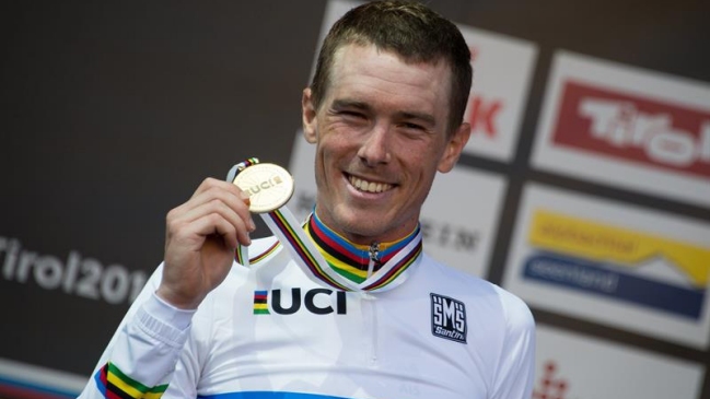 Rohan Dennis se proclamó campeón del mundo de contrarreloj individual en Austria Rohan Dennis se proclamó campeón del mundo de contrarreloj individual en Austria