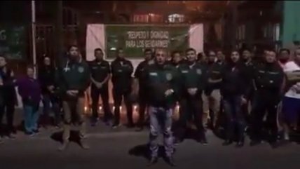   La arenga de los gendarmes de Iquique contra 