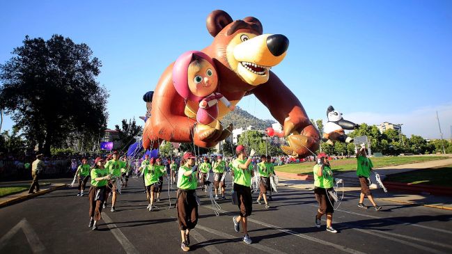  Esta tarde llegará el desfile de globos gigantes animados a Antofagasta  