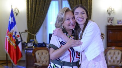  El distendido encuentro entre Cecilia Morel y esposa de Juan Guaidó  