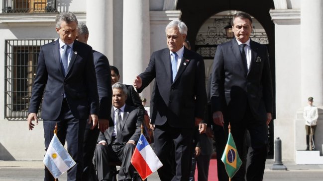 Presidente Piñera pidió convertir a Prosur en una instancia 